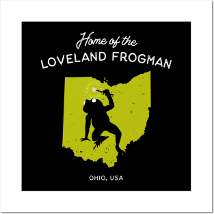 Home of the Loveland Frogman Posters and Art